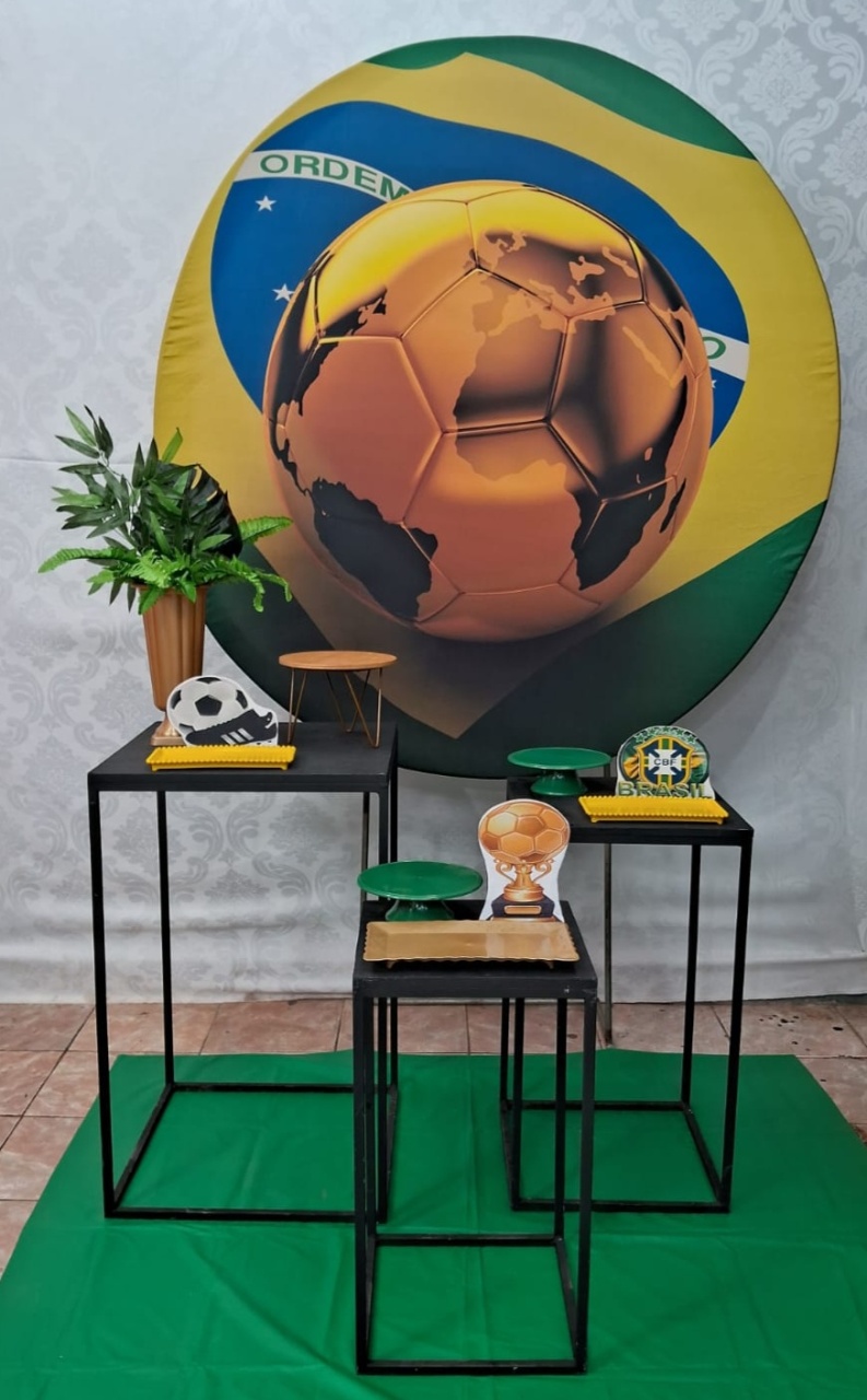 Futebol Copa Do Mundo/Bola Dourada Kit 1 - gracypeguemonte