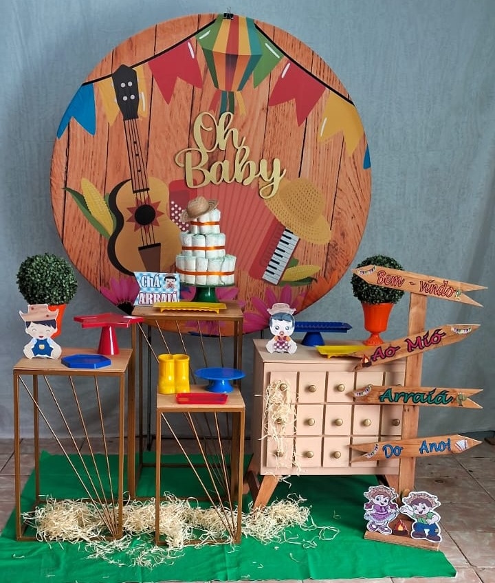 Arraial - Cha de Bebe Menino  - gracypeguemonte