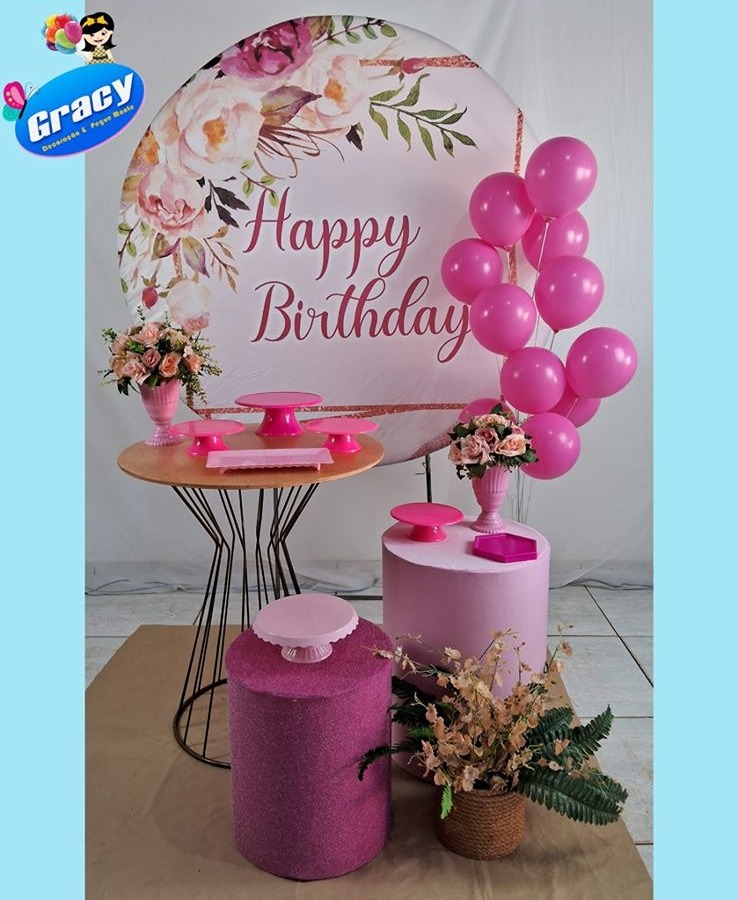Happy Birtday Rosa  Floral - gracypeguemonte