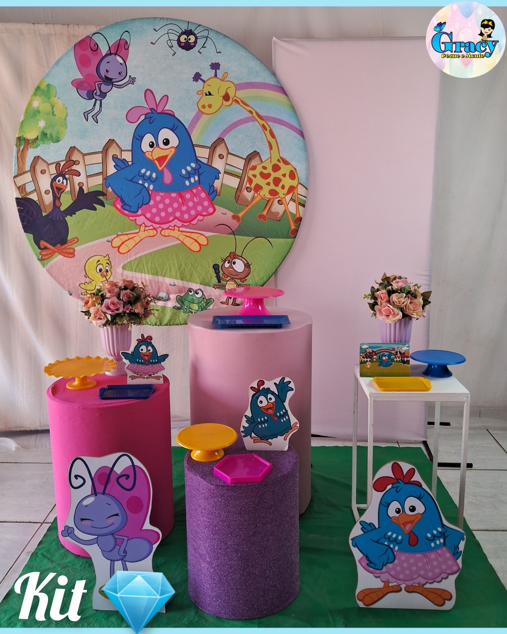 Galinha Pintadinha / Menina - gracypeguemonte