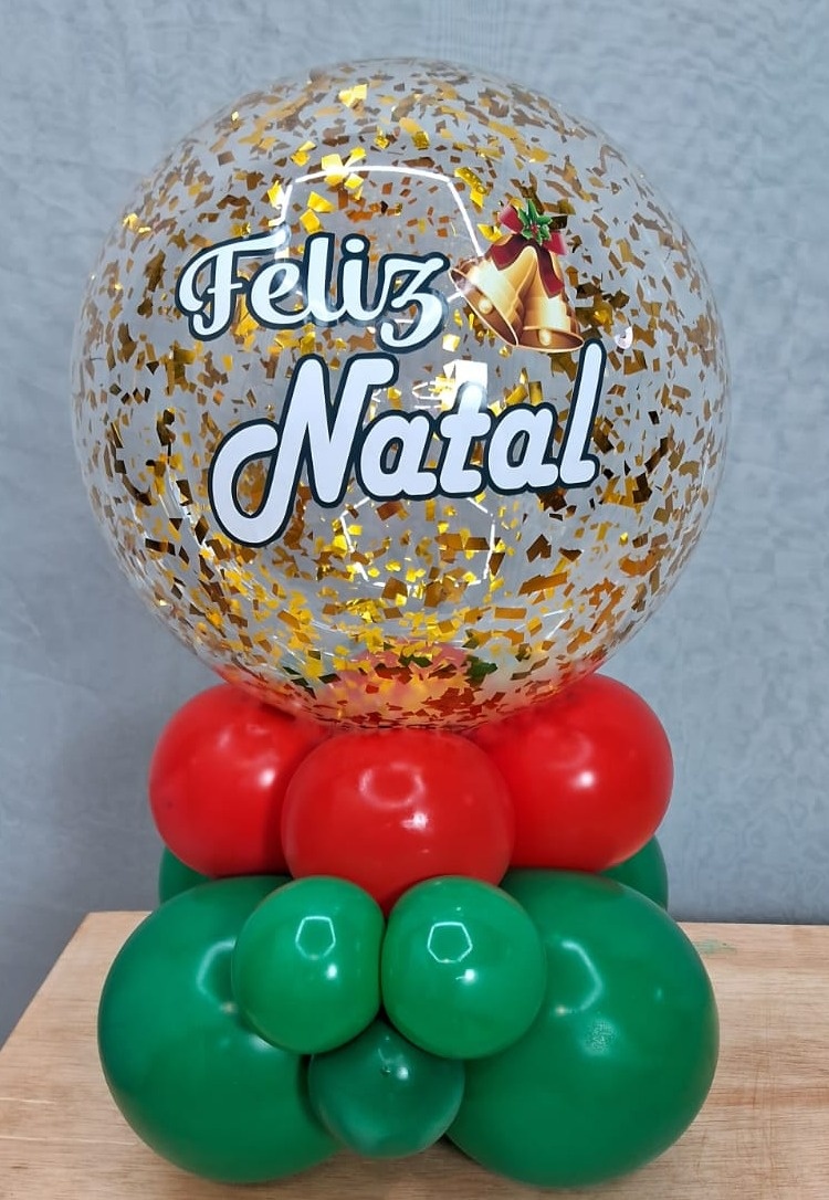 Balão Personalizado Natal - gracypeguemonte