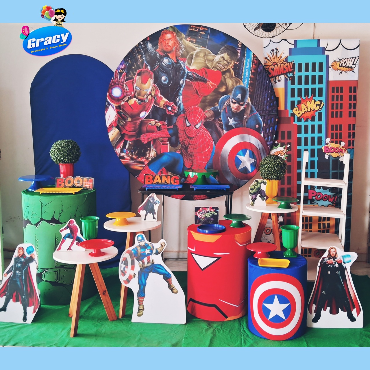 Vingadores Composição - gracypeguemonte