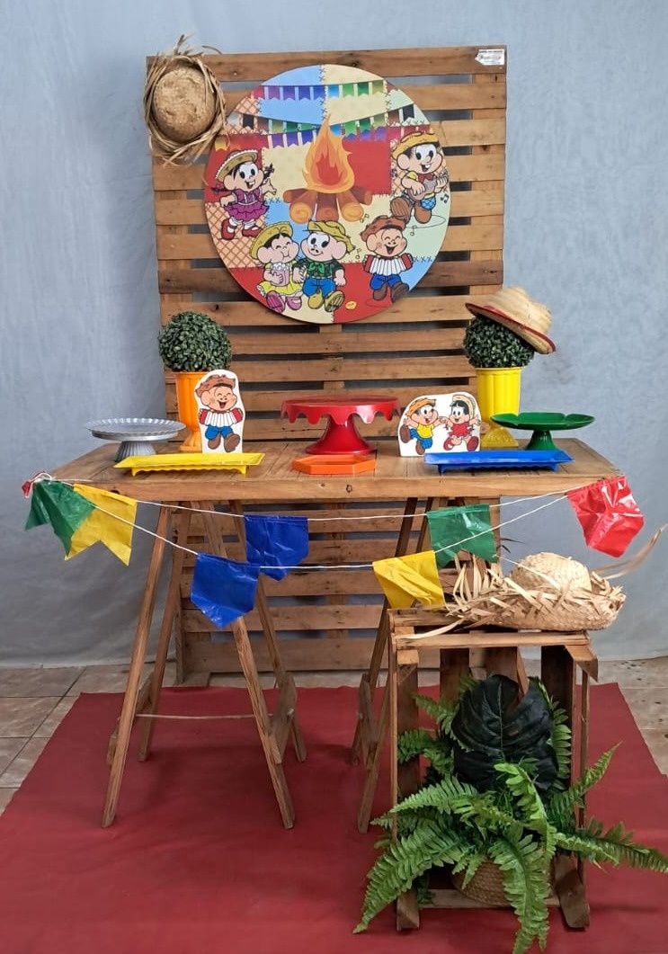 Arraial Palete Turma da Monica - gracypeguemonte