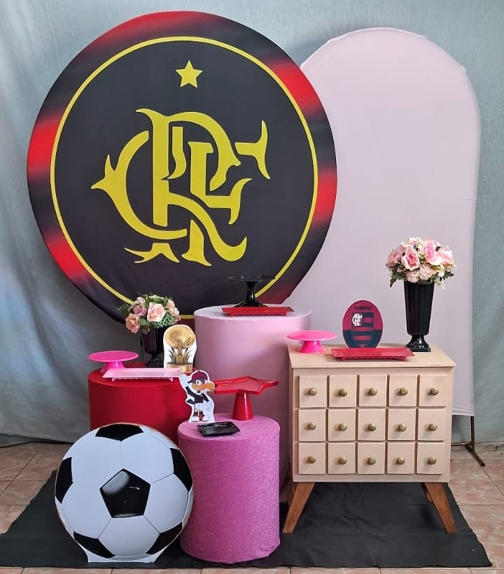 Flamengo Menina Diamente  - gracypeguemonte