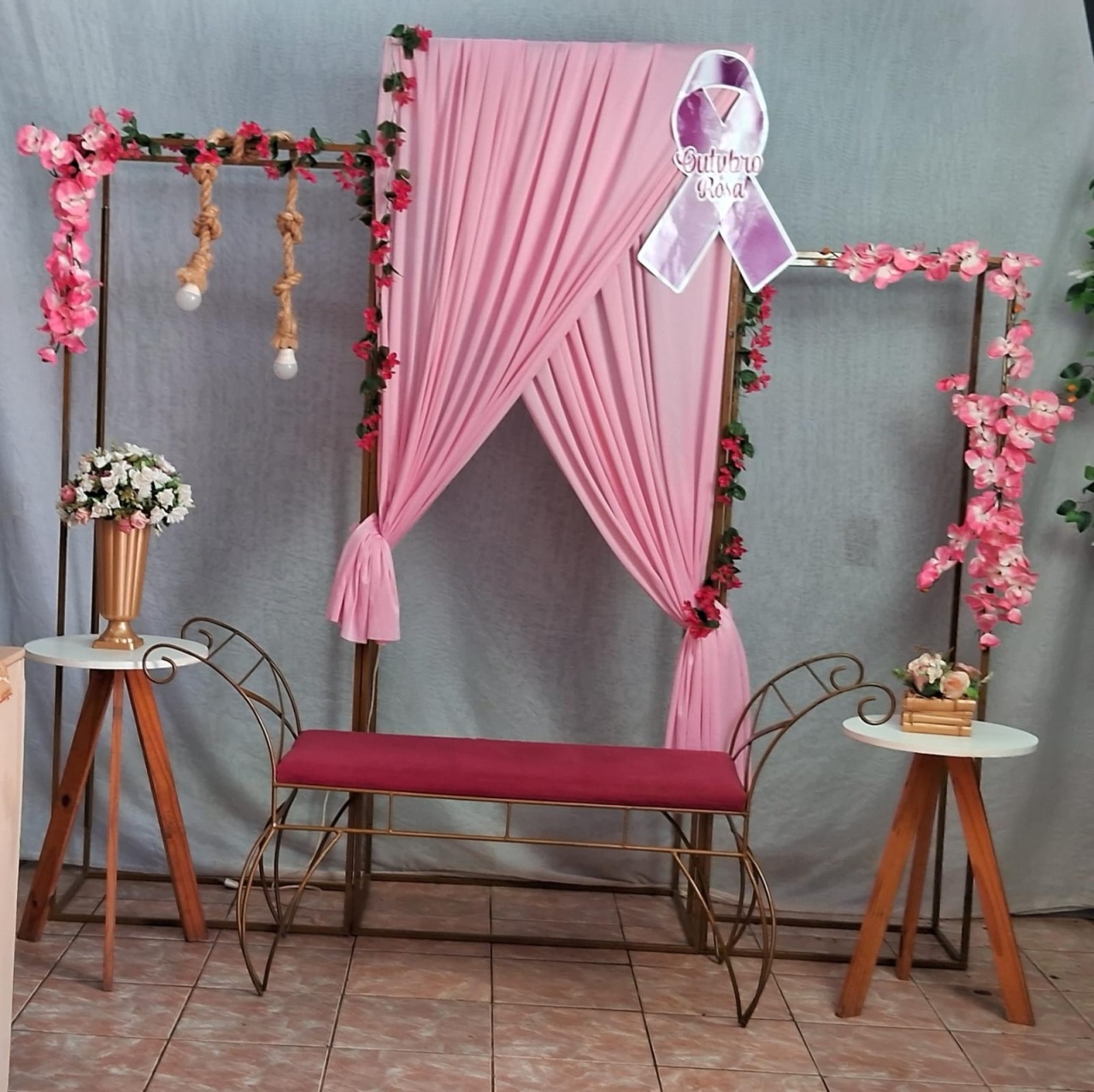 Cenario de Foto Rosa - gracypeguemonte