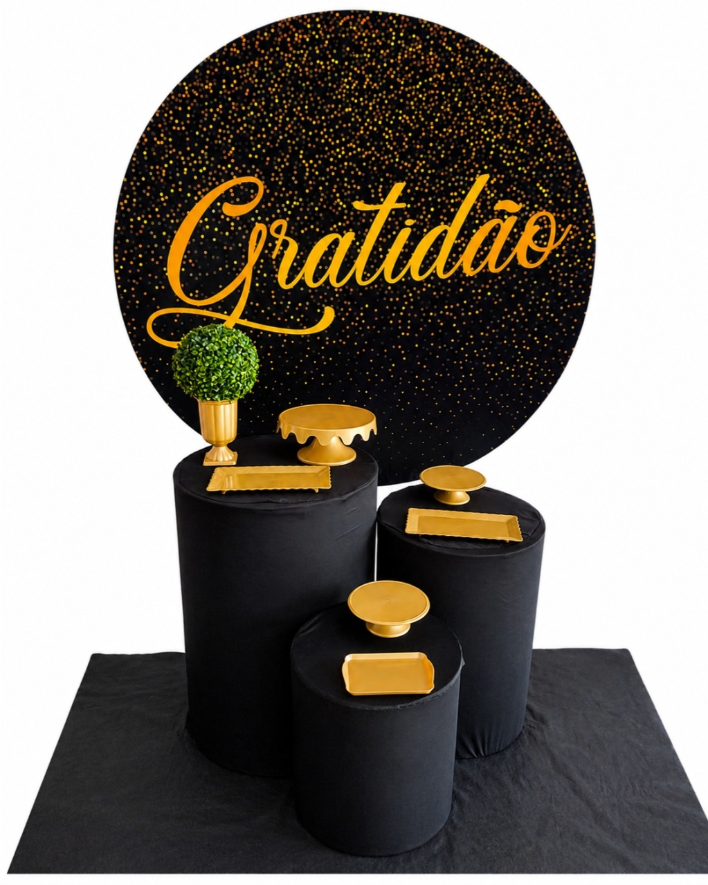 Gratidao Preto Prata - gracypeguemonte
