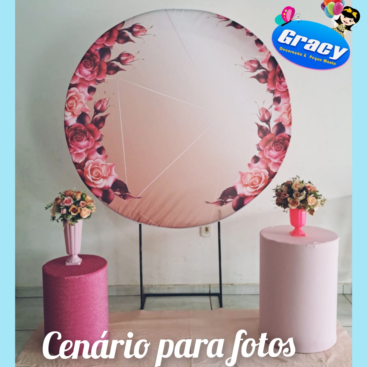 Cenario de Fotos Floral - gracypeguemonte