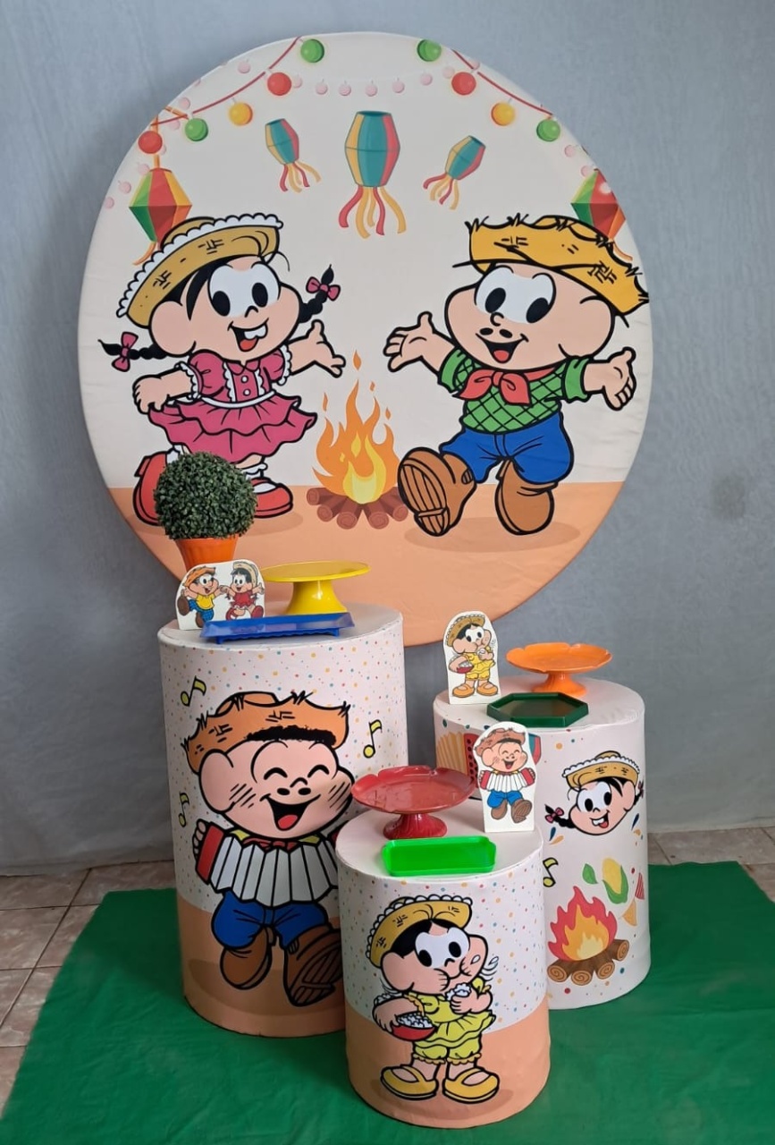 Arraial Turma da Monica Prata - gracypeguemonte
