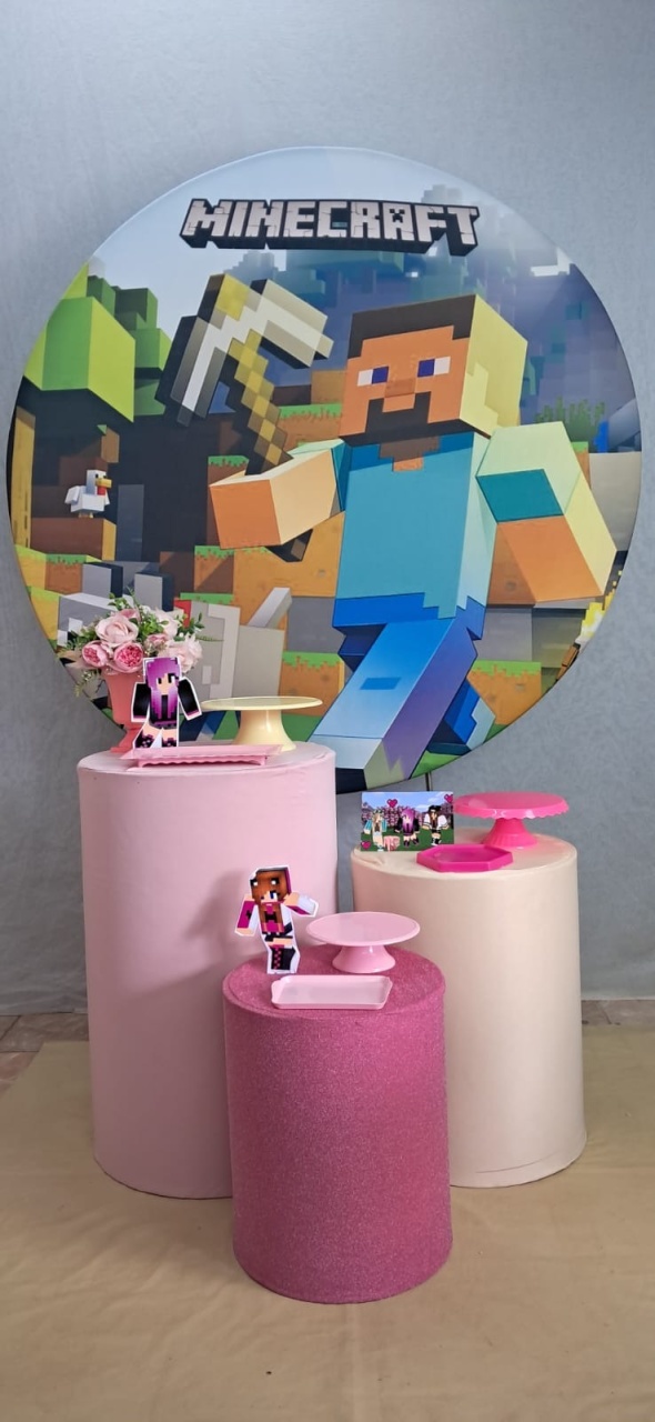 Minecreft Menina Prata - gracypeguemonte