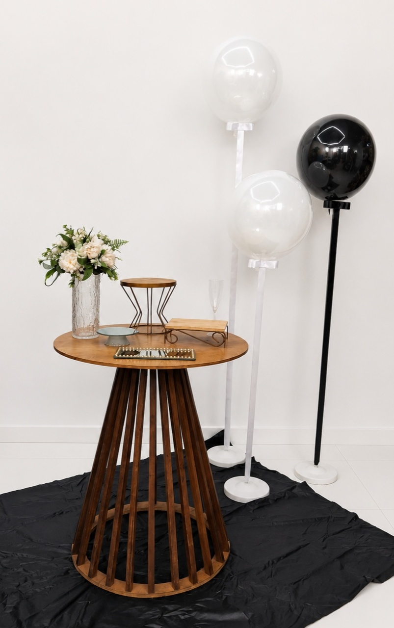 Festa Na Mesa / Balão Preto E Branco - gracypeguemonte