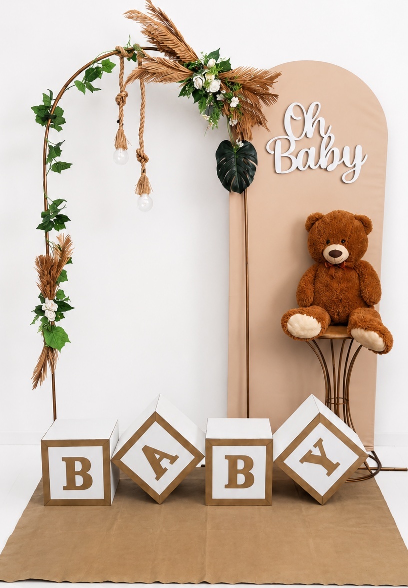 Painel Romano Oh Baby / Neutro 2 - gracypeguemonte