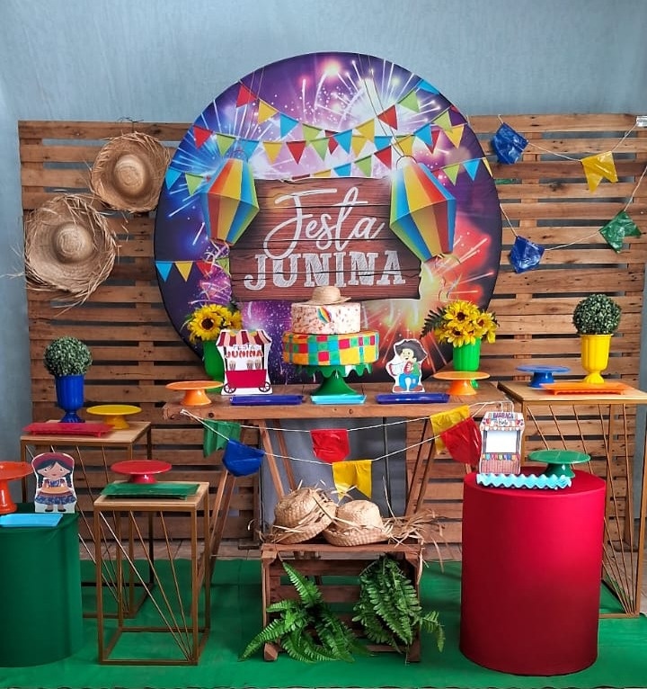 Arraial Colorido Composição - gracypeguemonte