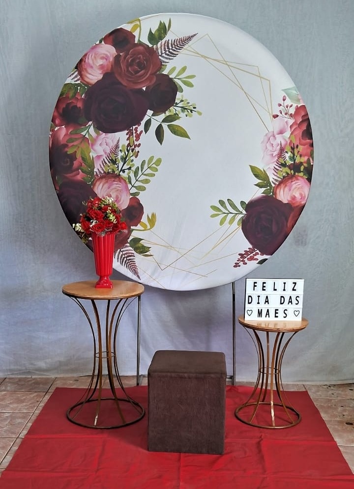 Dia das Maes Floral Vermelho - gracypeguemonte