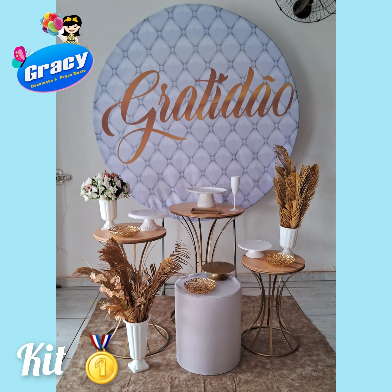 Gratidao Branco Ouro - gracypeguemonte
