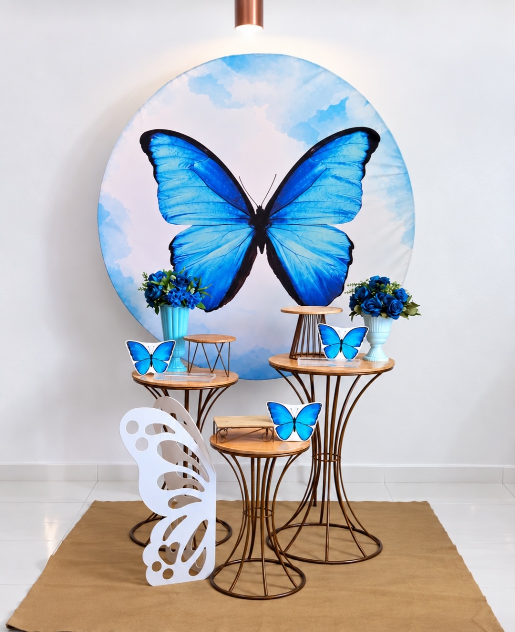 Borboleta Azul  - gracypeguemonte