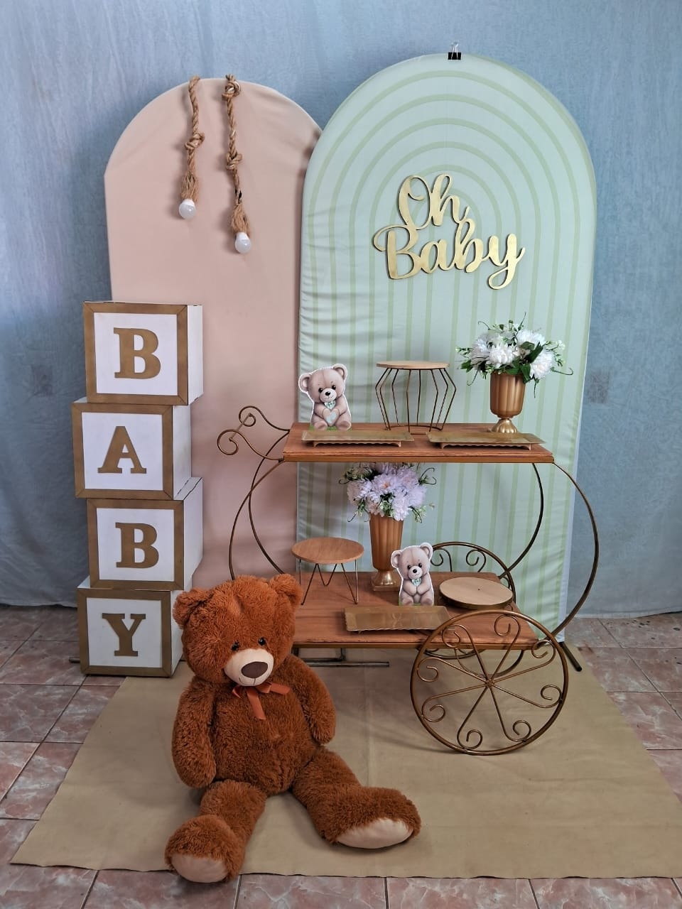 Cha de Bebe Menino Verde - gracypeguemonte