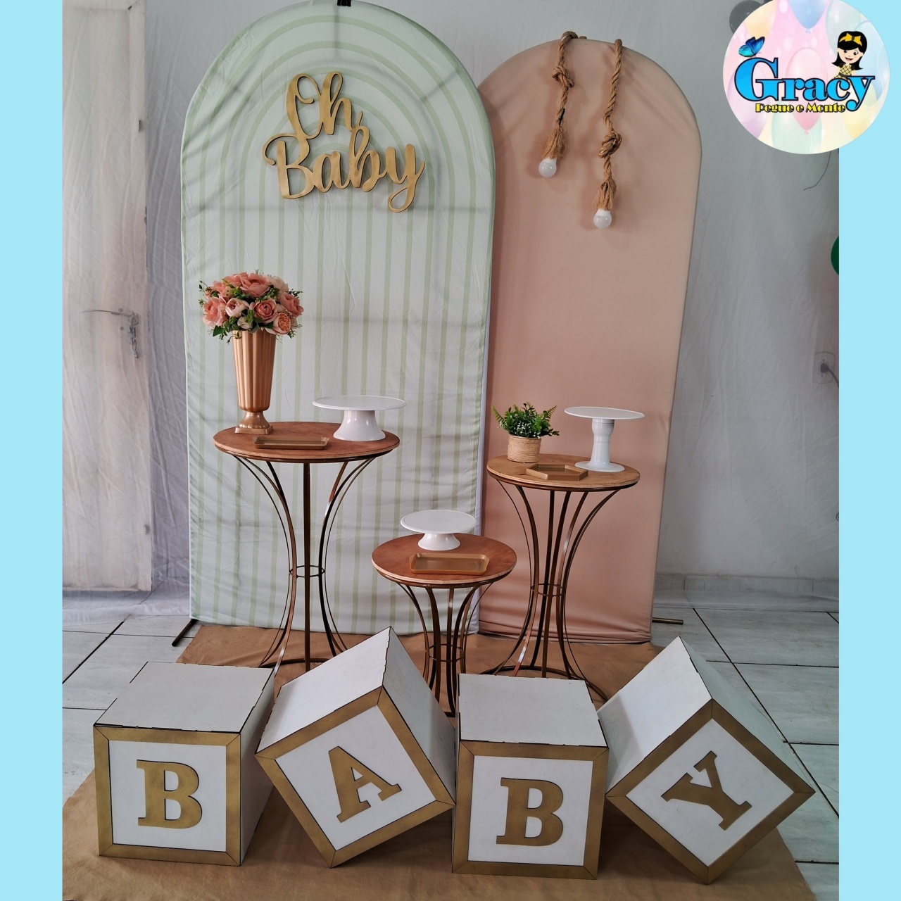 Cha de Bebe Verde 2 - gracypeguemonte