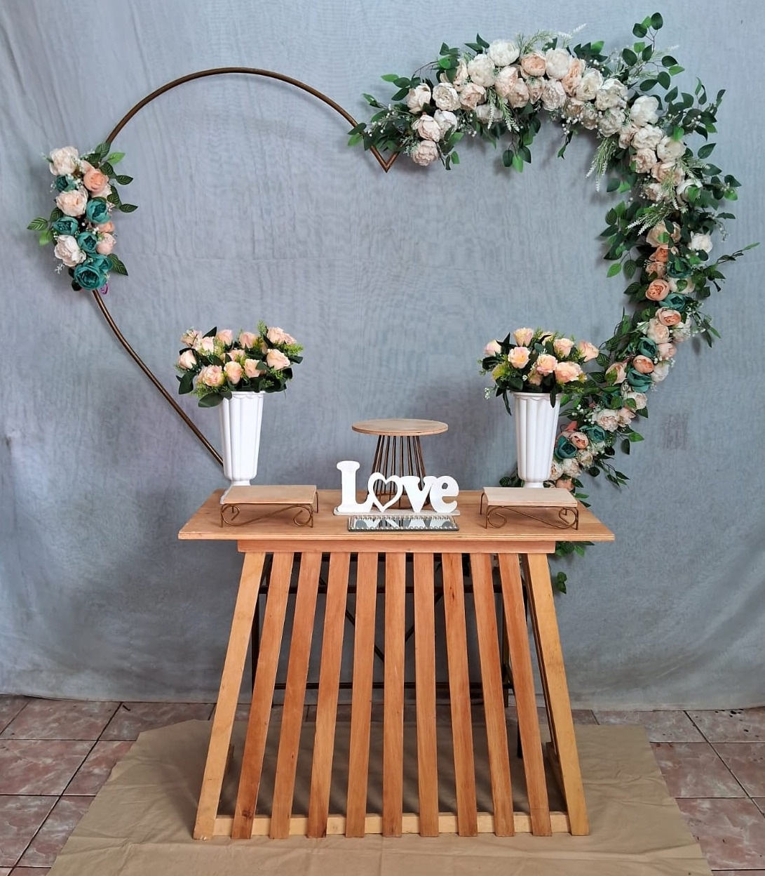 Decoração Coração  - gracypeguemonte