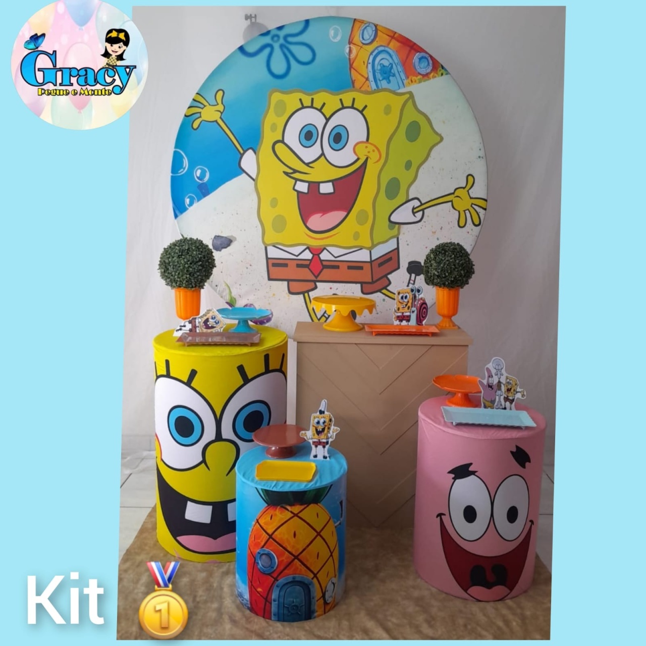 Bob Esponja Ouro - gracypeguemonte