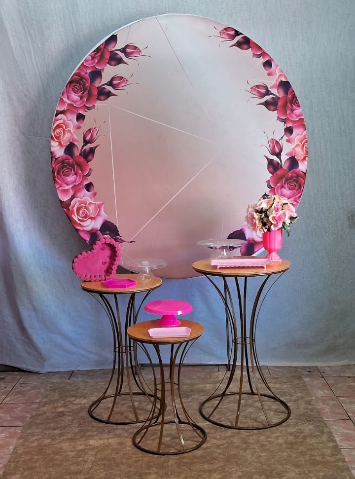 Floral Rosa Pink Prata - gracypeguemonte