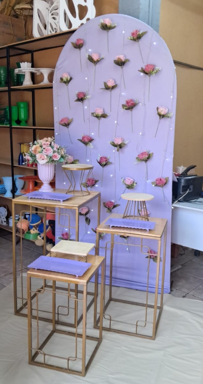 Painel Romano/  Lilas - gracypeguemonte