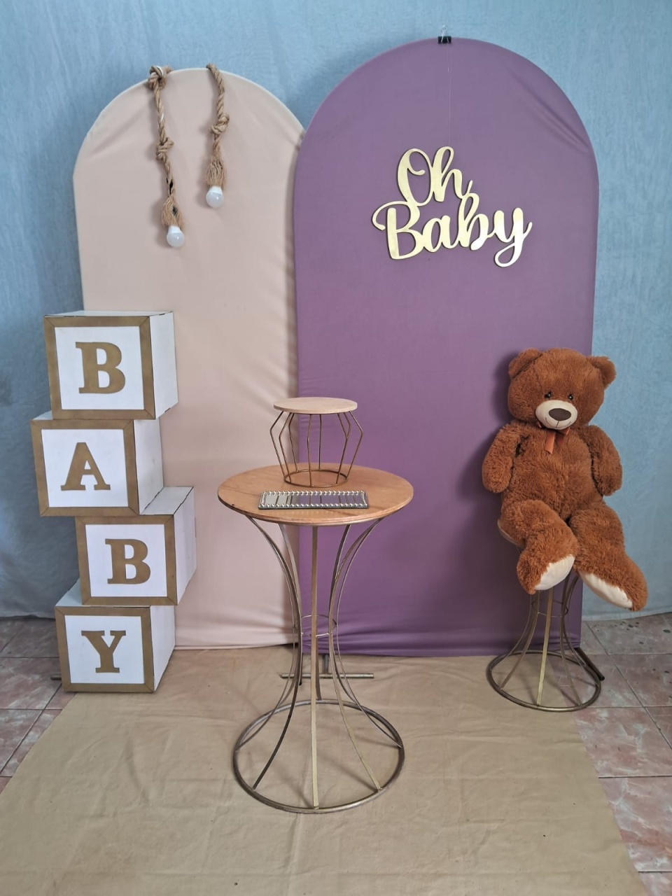 Cha de Bebe Painel Romano 2 - gracypeguemonte