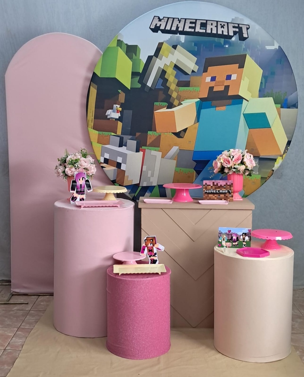 Minecreft Menina Diamante - gracypeguemonte
