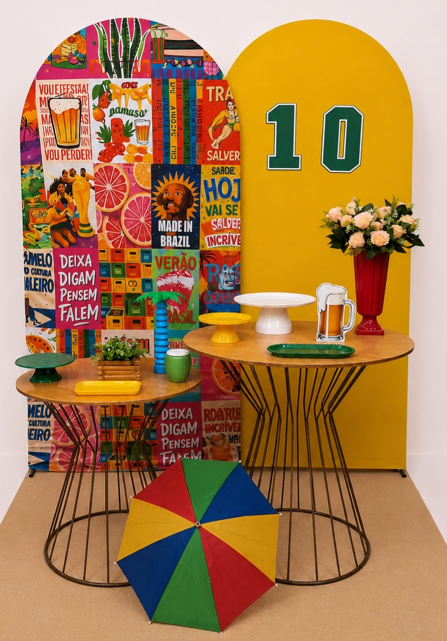Kit 10 Romano Brasilidade Amarelo - gracypeguemonte