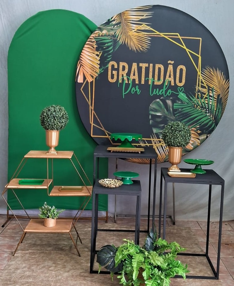 Gratidao/ Preto E Verde 3 - gracypeguemonte