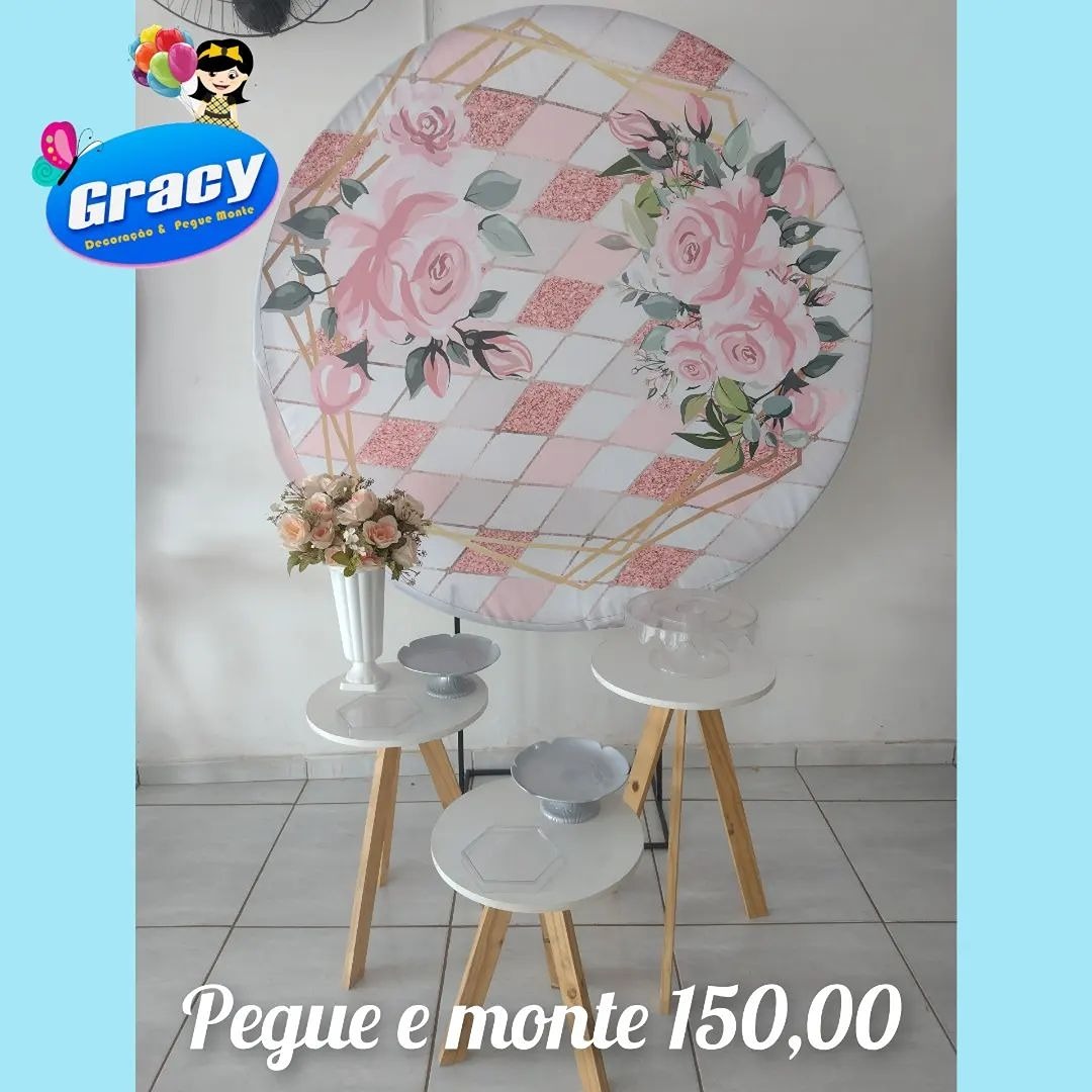 Rosa Floral Prata - gracypeguemonte