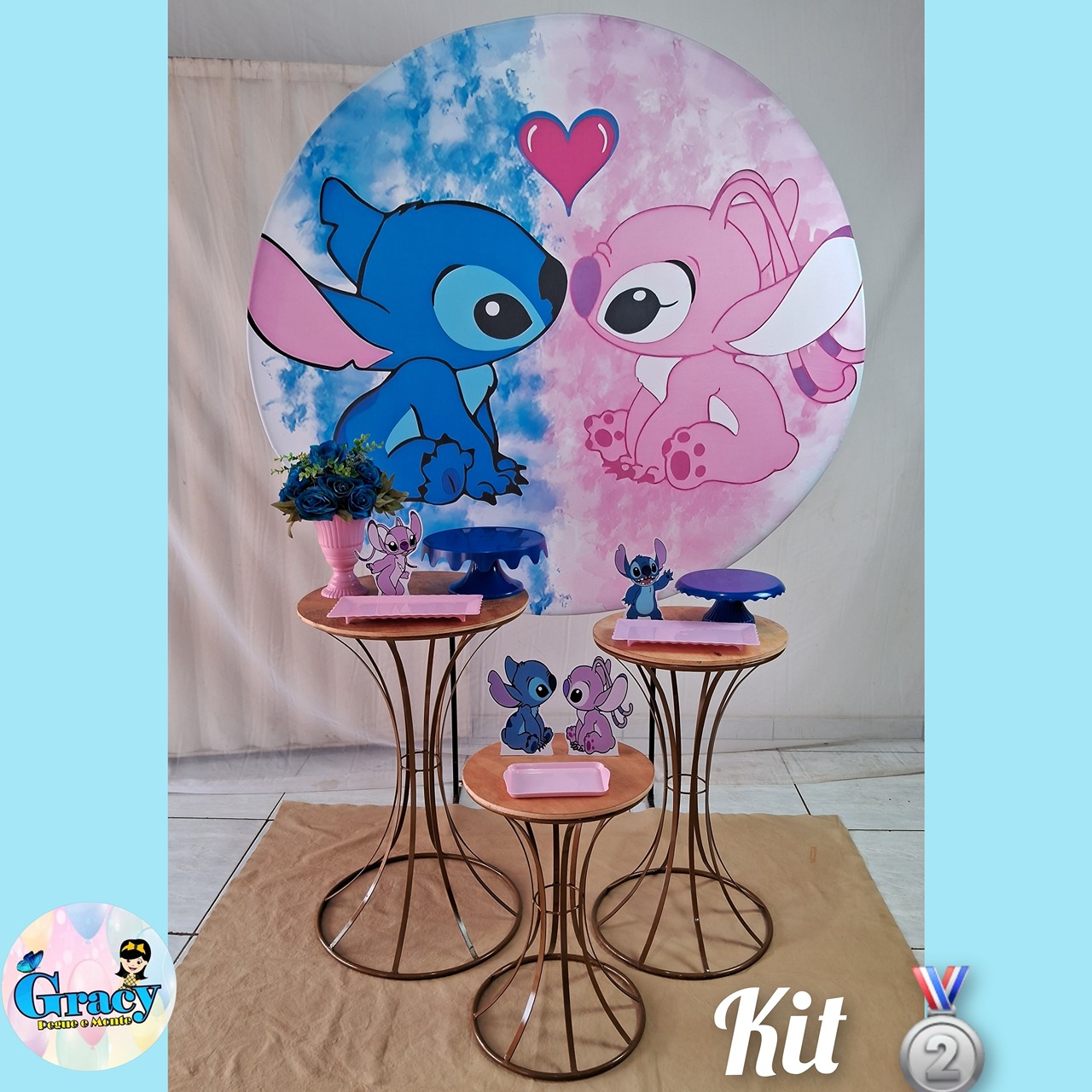 Stick E Angel Prata - gracypeguemonte