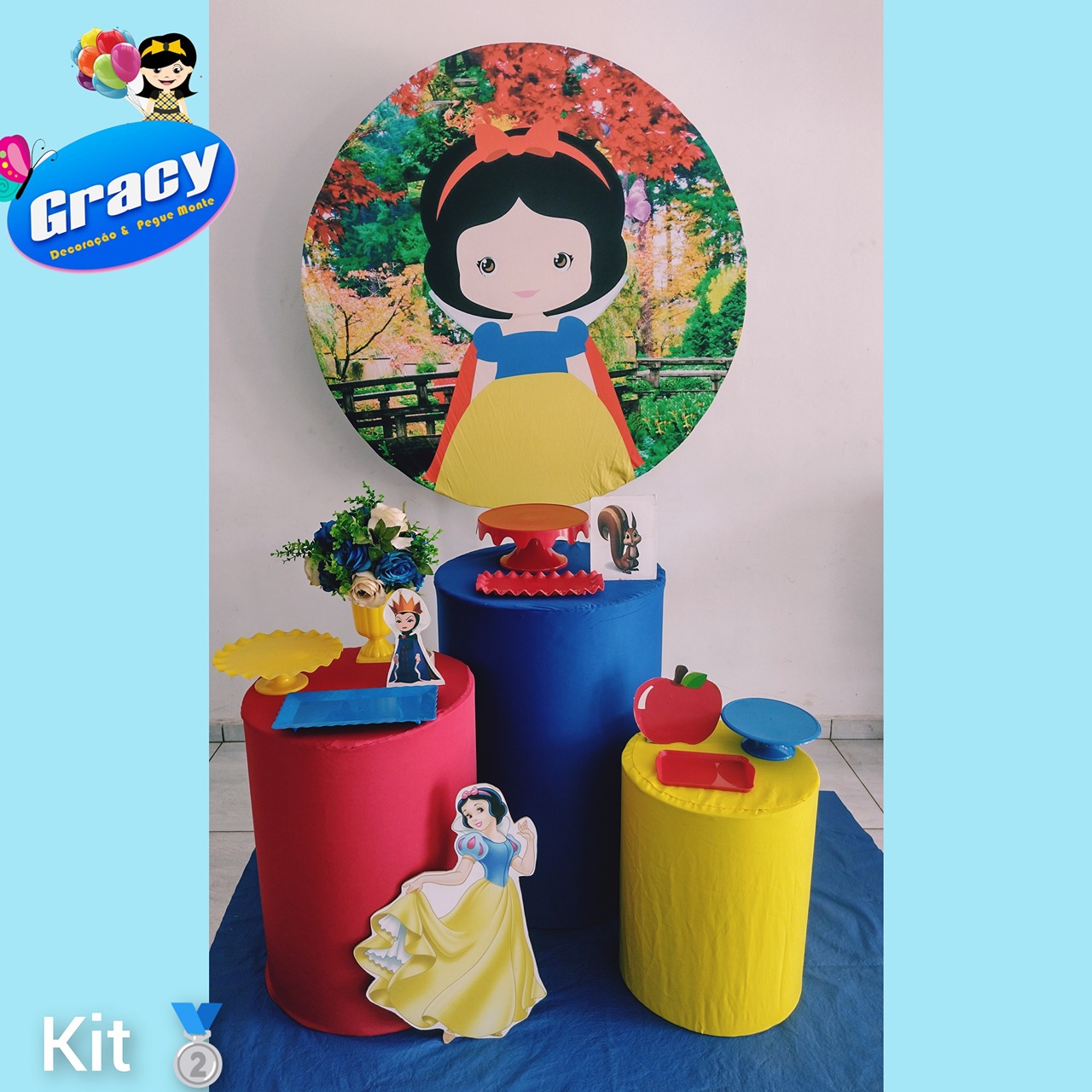Branca de Neve Prata - gracypeguemonte
