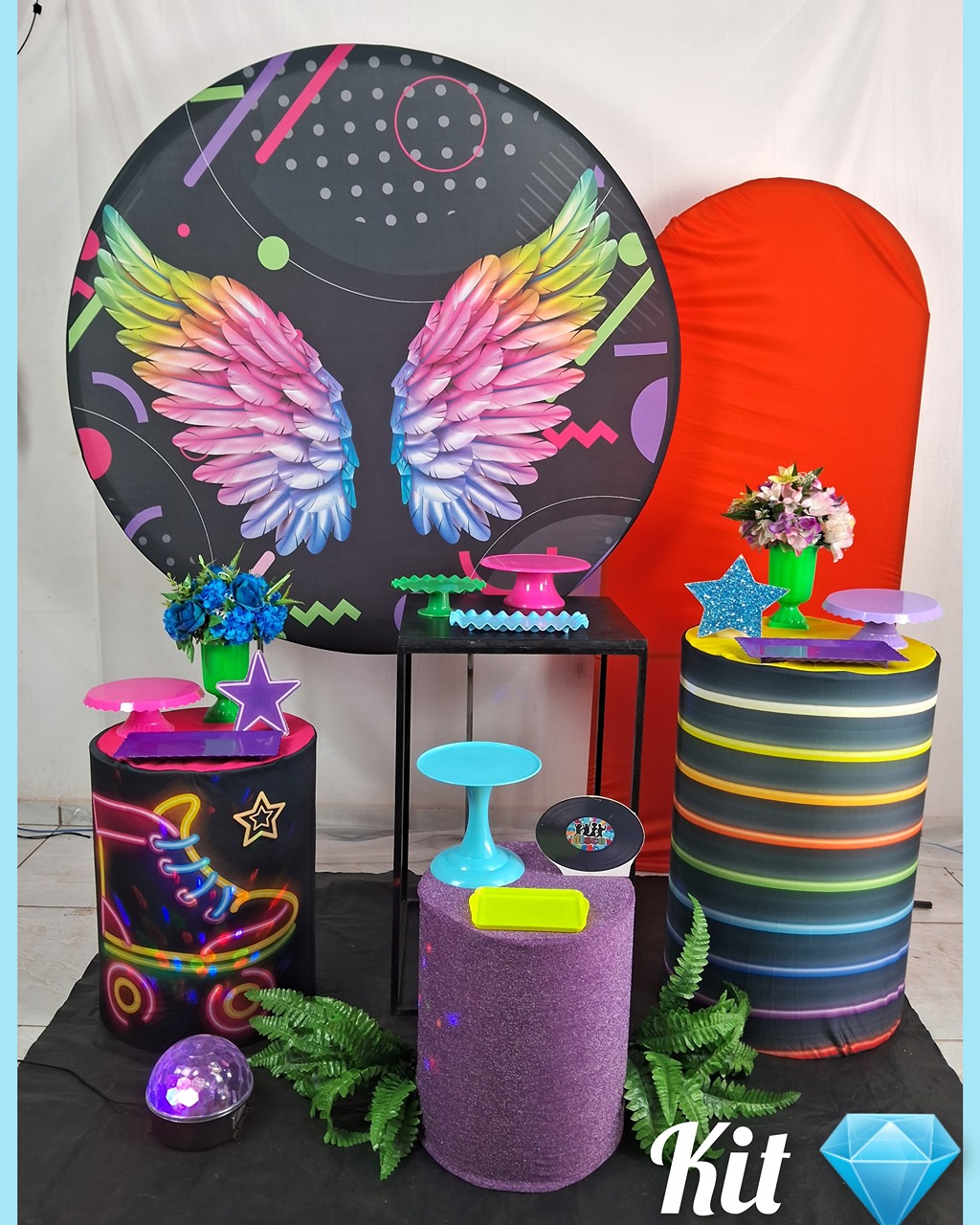 Asas Neon Diamante - gracypeguemonte