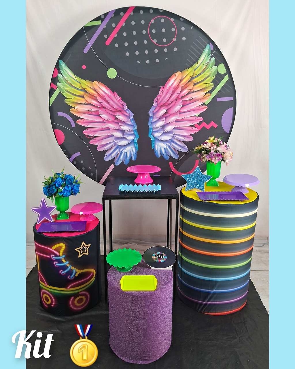 Asas Neon Ouro - gracypeguemonte
