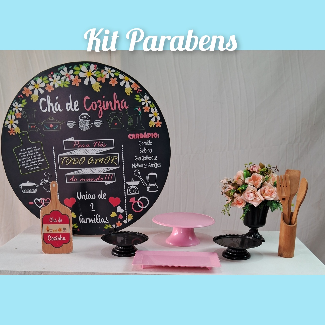 Cha de Cozinha Kit Parabens - gracypeguemonte