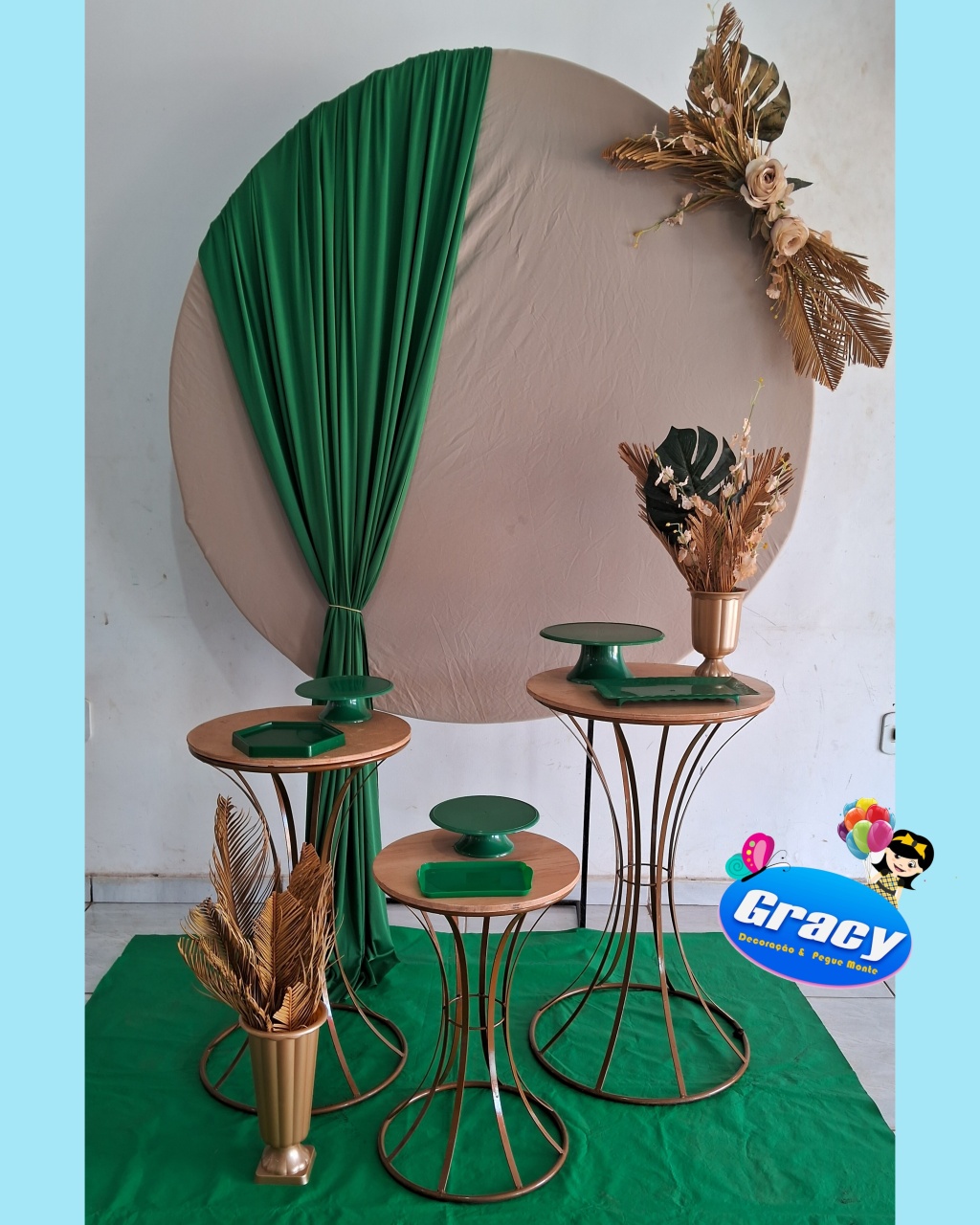 Exclusivo Dourado E Verde - gracypeguemonte