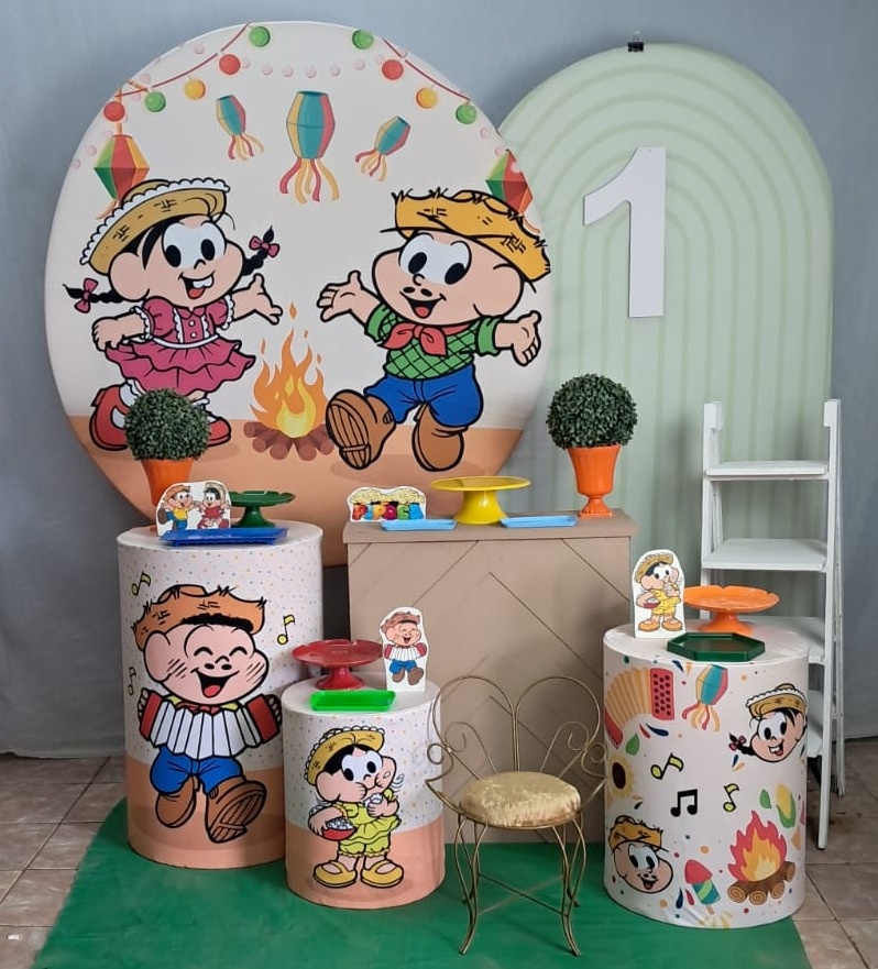 Arraial Turma da Monica Composição - gracypeguemonte