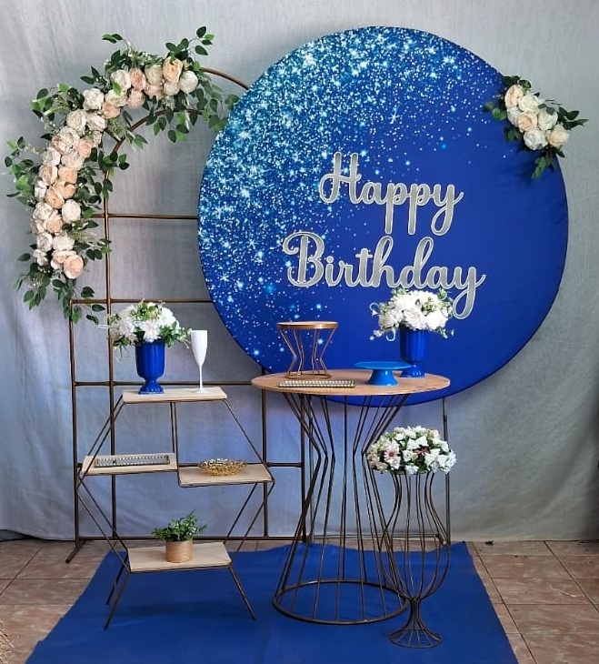 Happy Birthday Azul Floral - gracypeguemonte