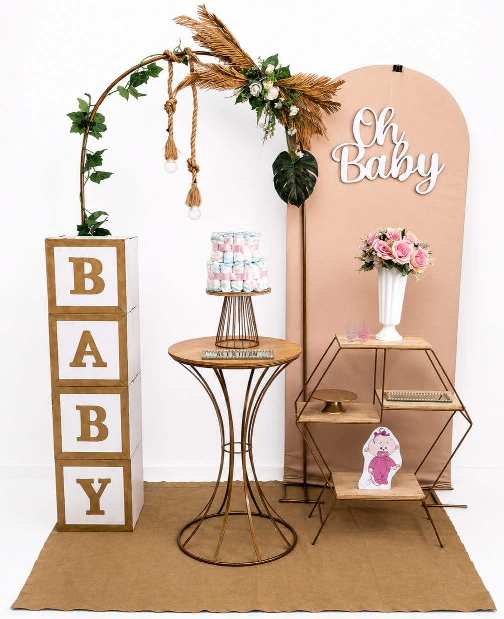 Painel Romano Oh Baby - gracypeguemonte