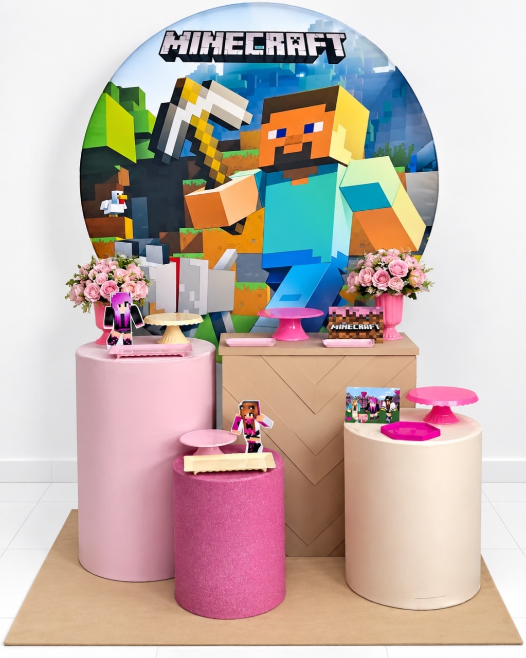 Minecreft Menina Ouro - gracypeguemonte