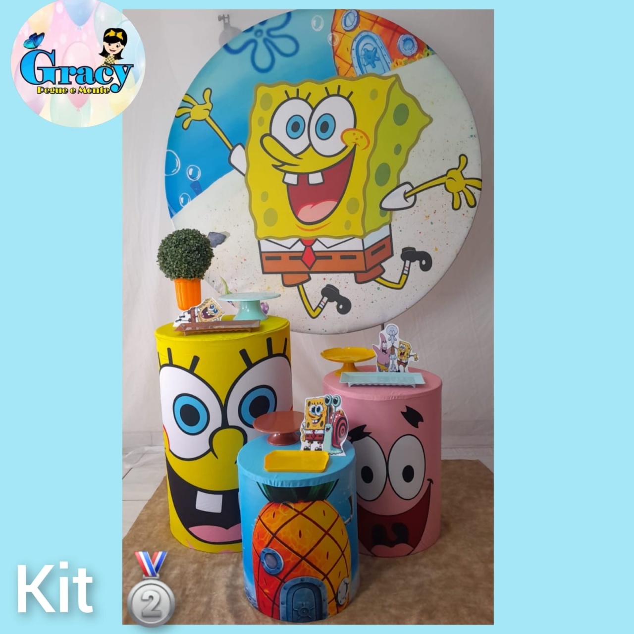 Bob Esponja Prata - gracypeguemonte