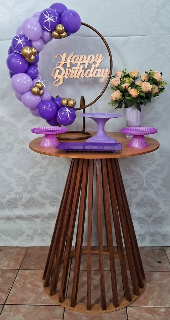 Festa Na Mesa / Happy Roxo - gracypeguemonte