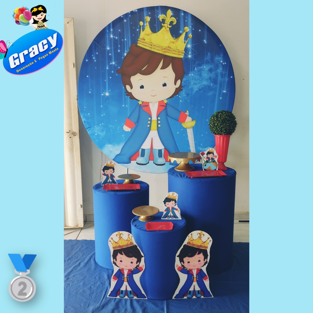 Pequeno Principe Prata - gracypeguemonte