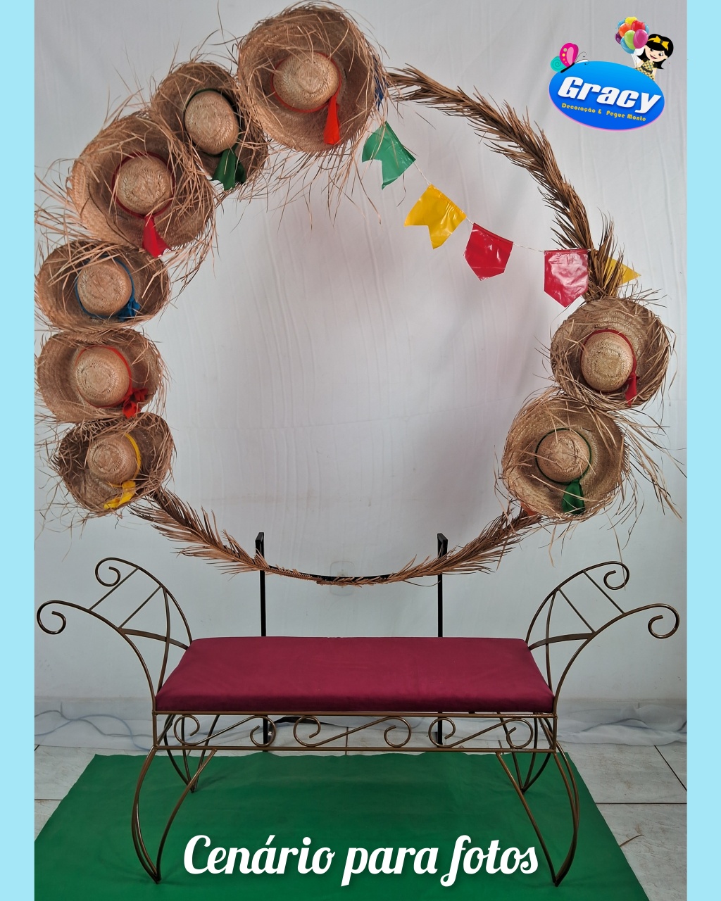 Arraial Cenario de Foto Chapeu 2 - gracypeguemonte