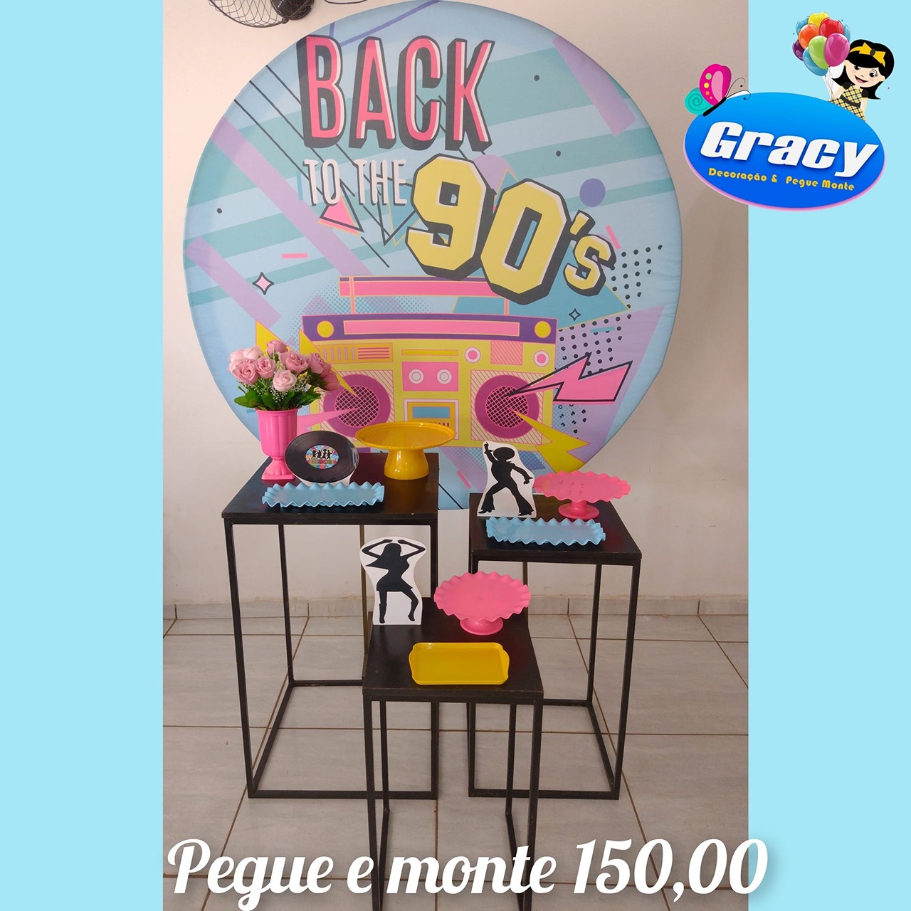 Anos 90 Prata - gracypeguemonte