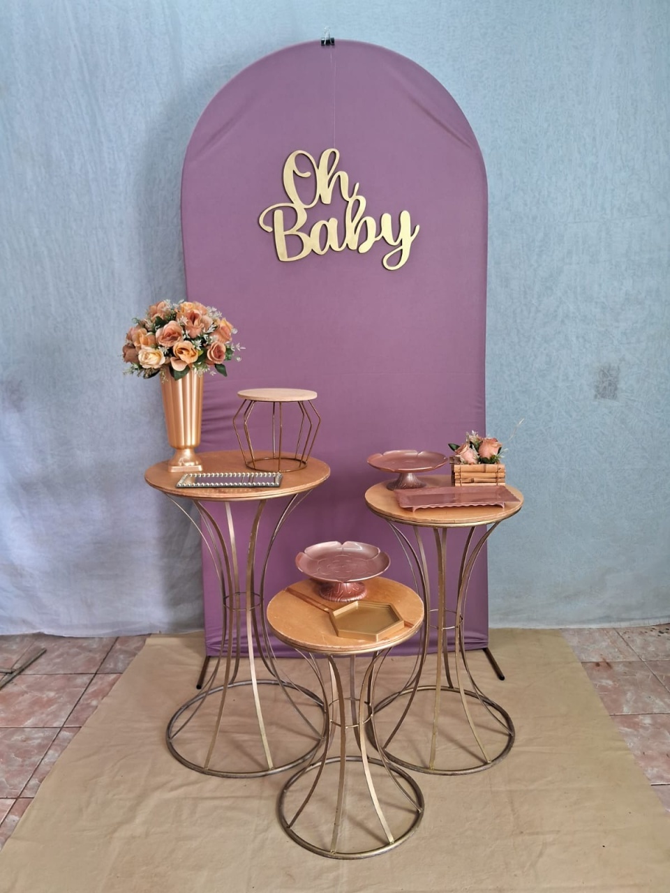 Cha de Bebe Roxo - gracypeguemonte