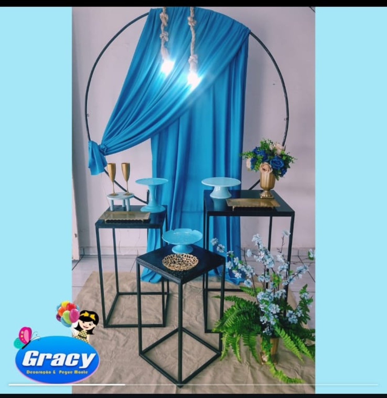 Exclusivo Azul + Lampada - gracypeguemonte
