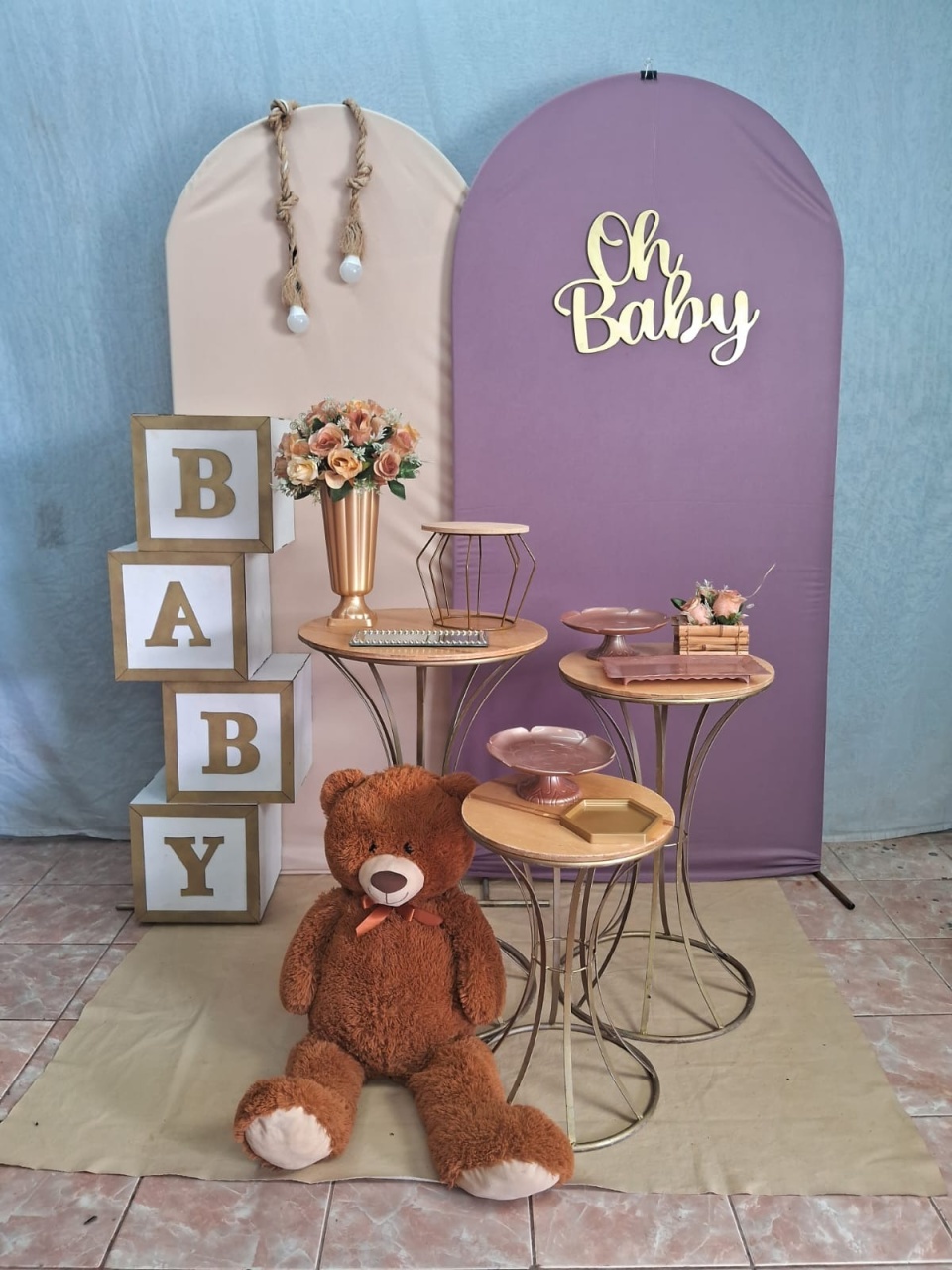 Cha de Bebe Roxo 2 - gracypeguemonte