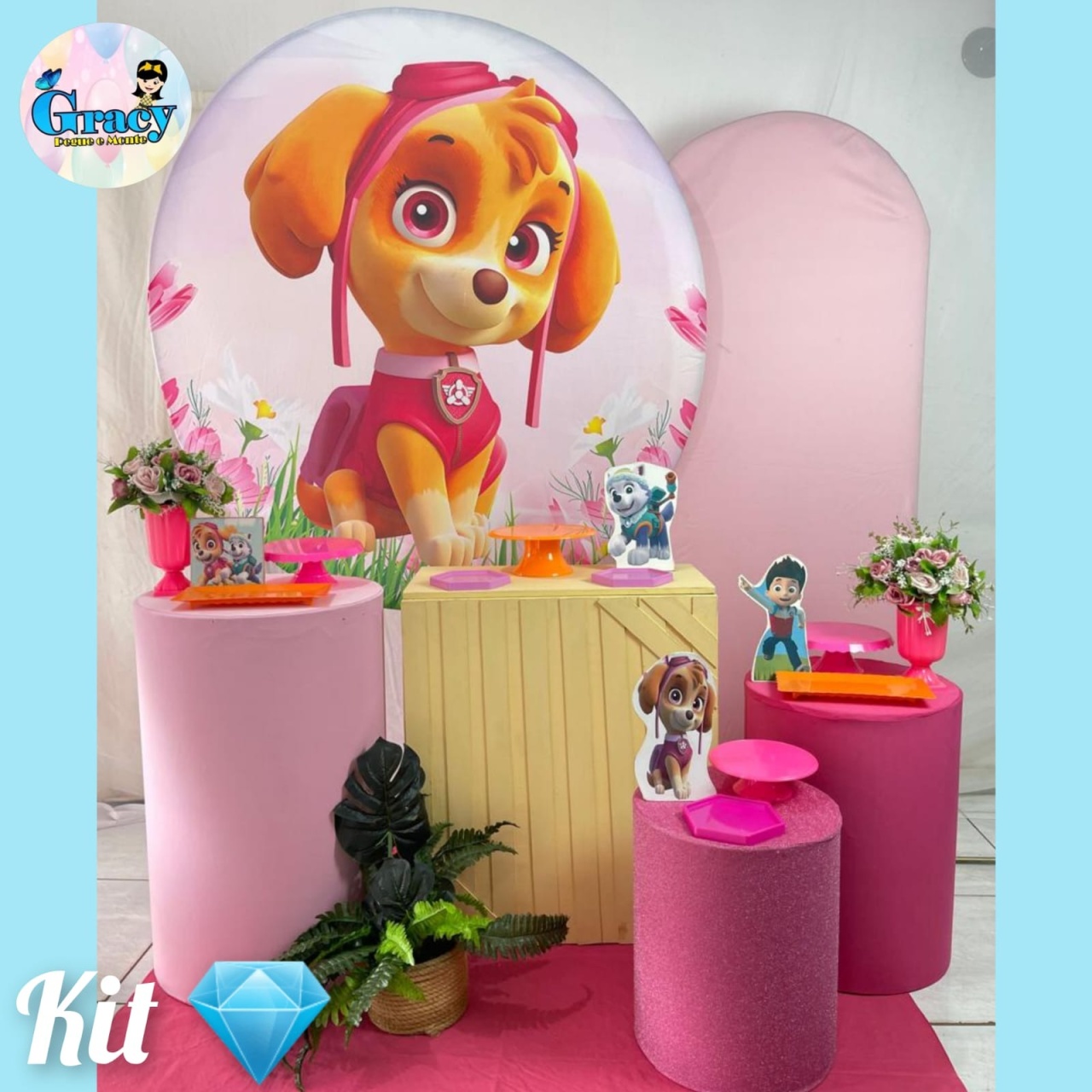 Skye Patrulha Canina Diamante - gracypeguemonte