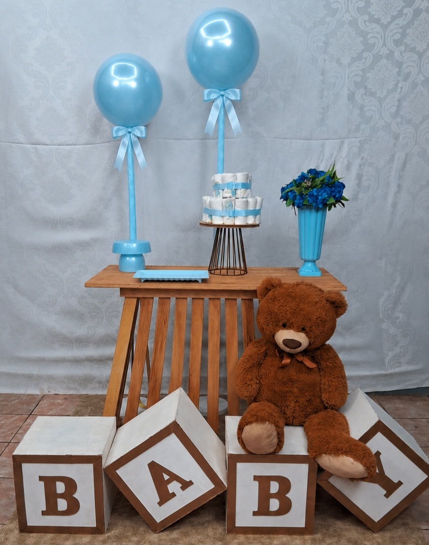 Cha de Bebe / Baby / Balão Azul - gracypeguemonte